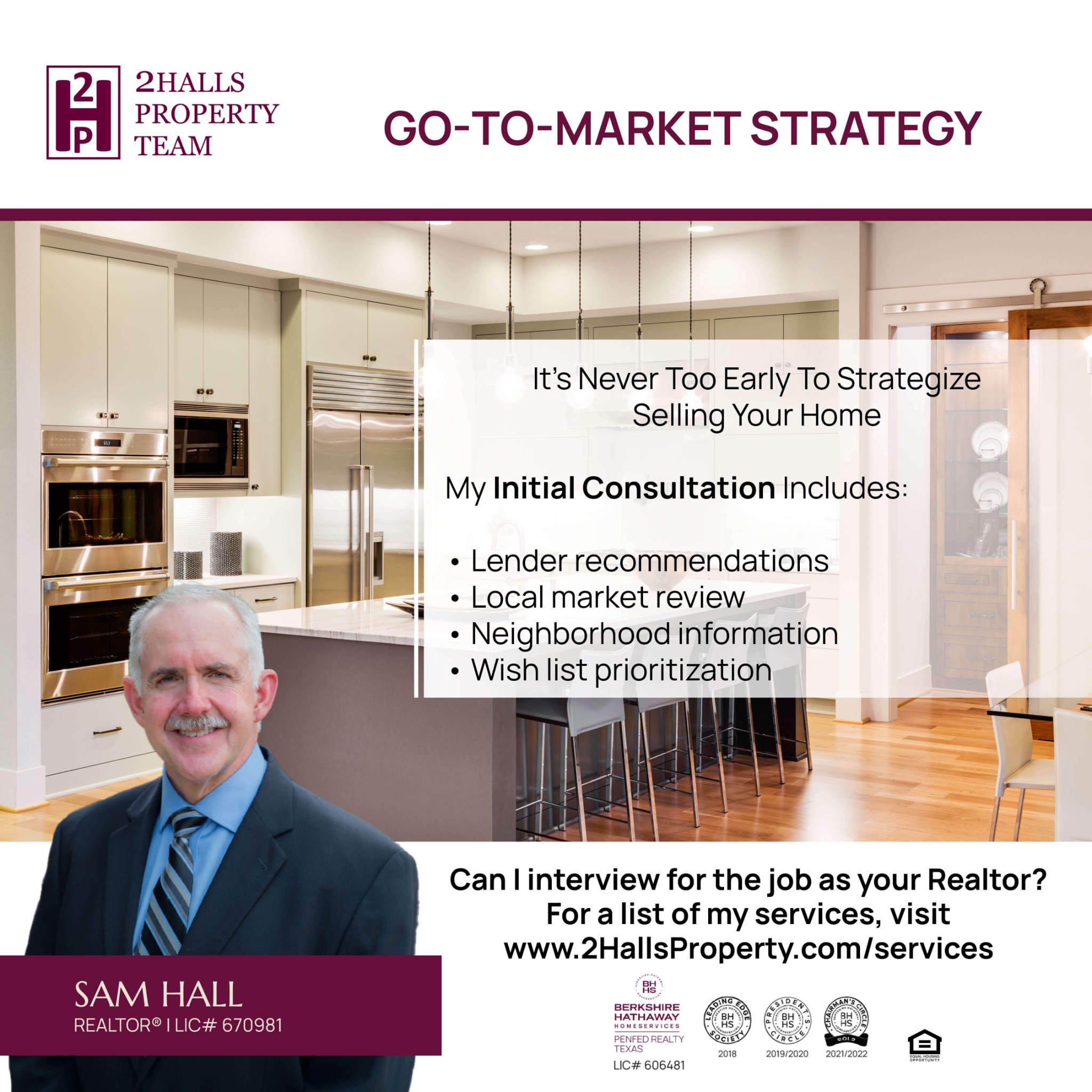 Sam Hall - 2Halls Property Team Real Estate Agent ad creative