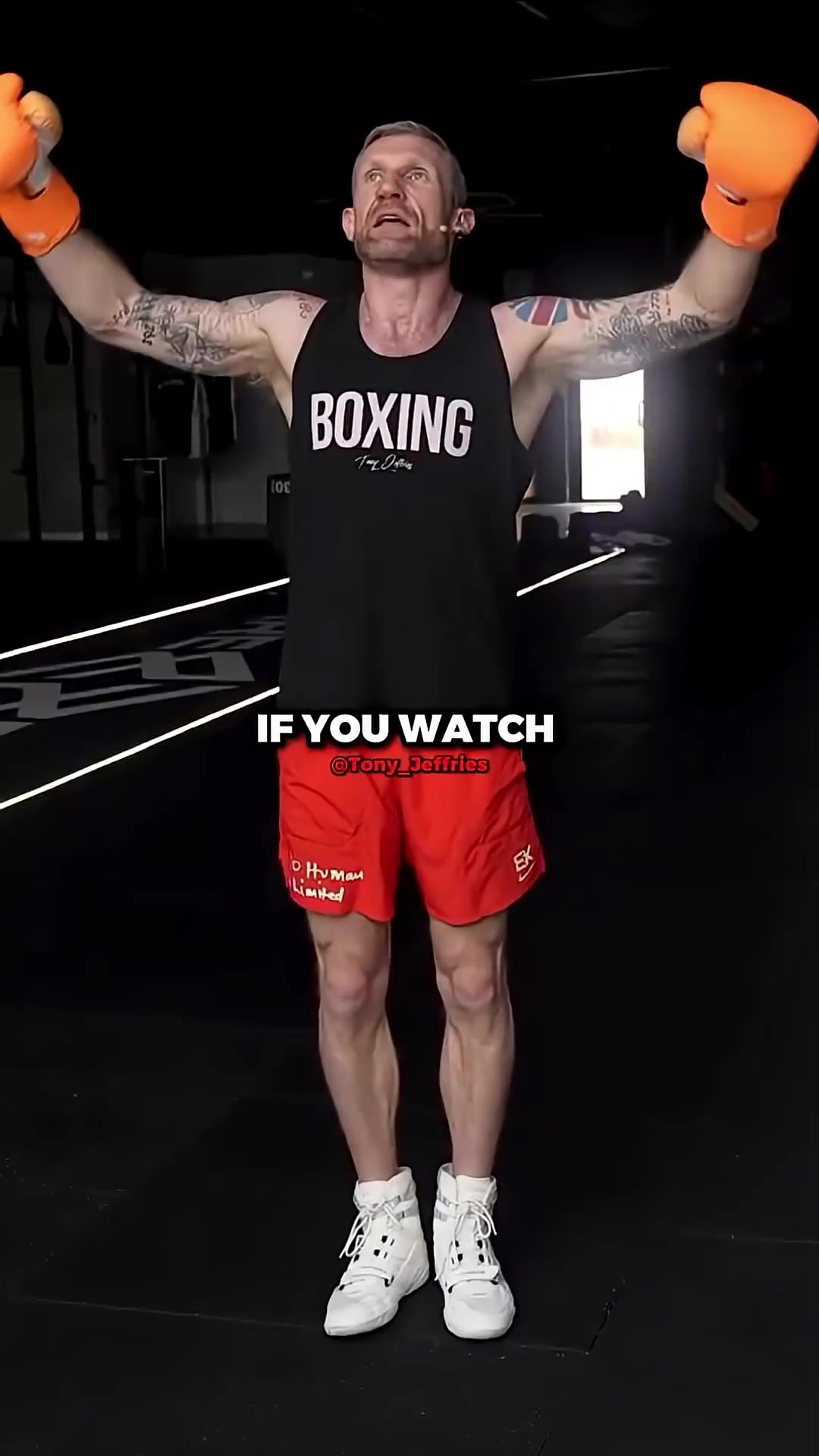 Tony Jeffries Martial Arts ad creative