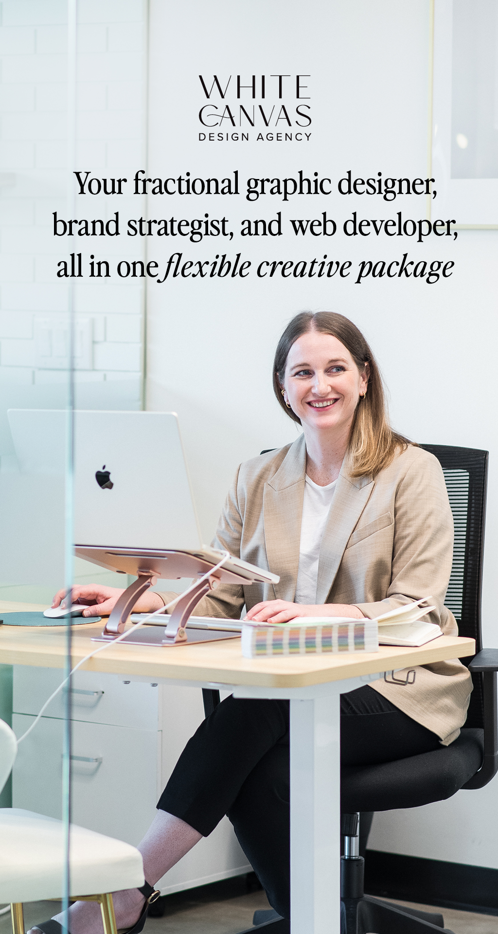 White Canvas Design Agency Digital Marketing Agency ad creative