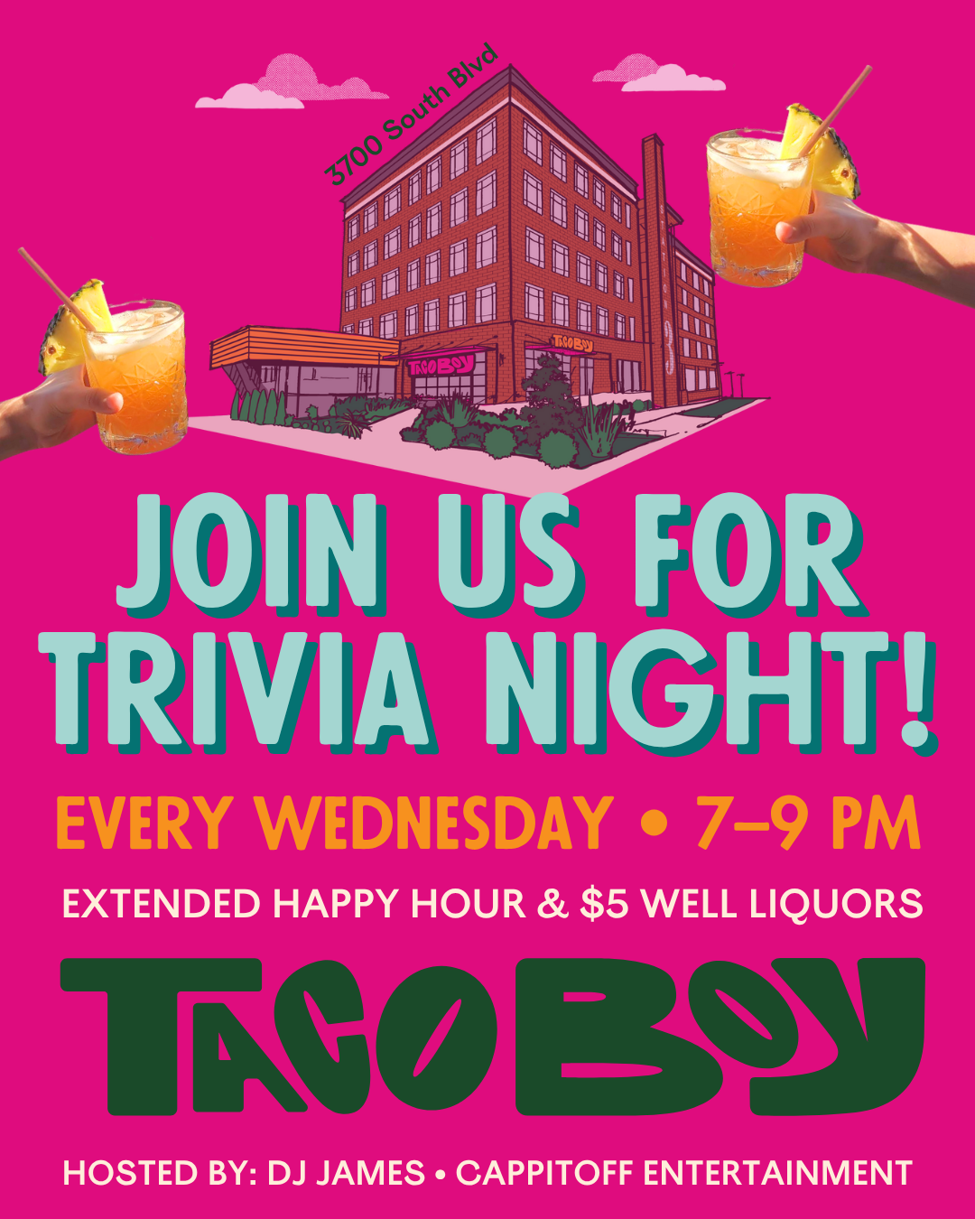 Taco Boy Restaurant ad creative