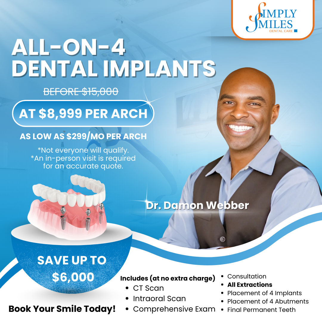 🦷 All-on-4 Implants at $8,999