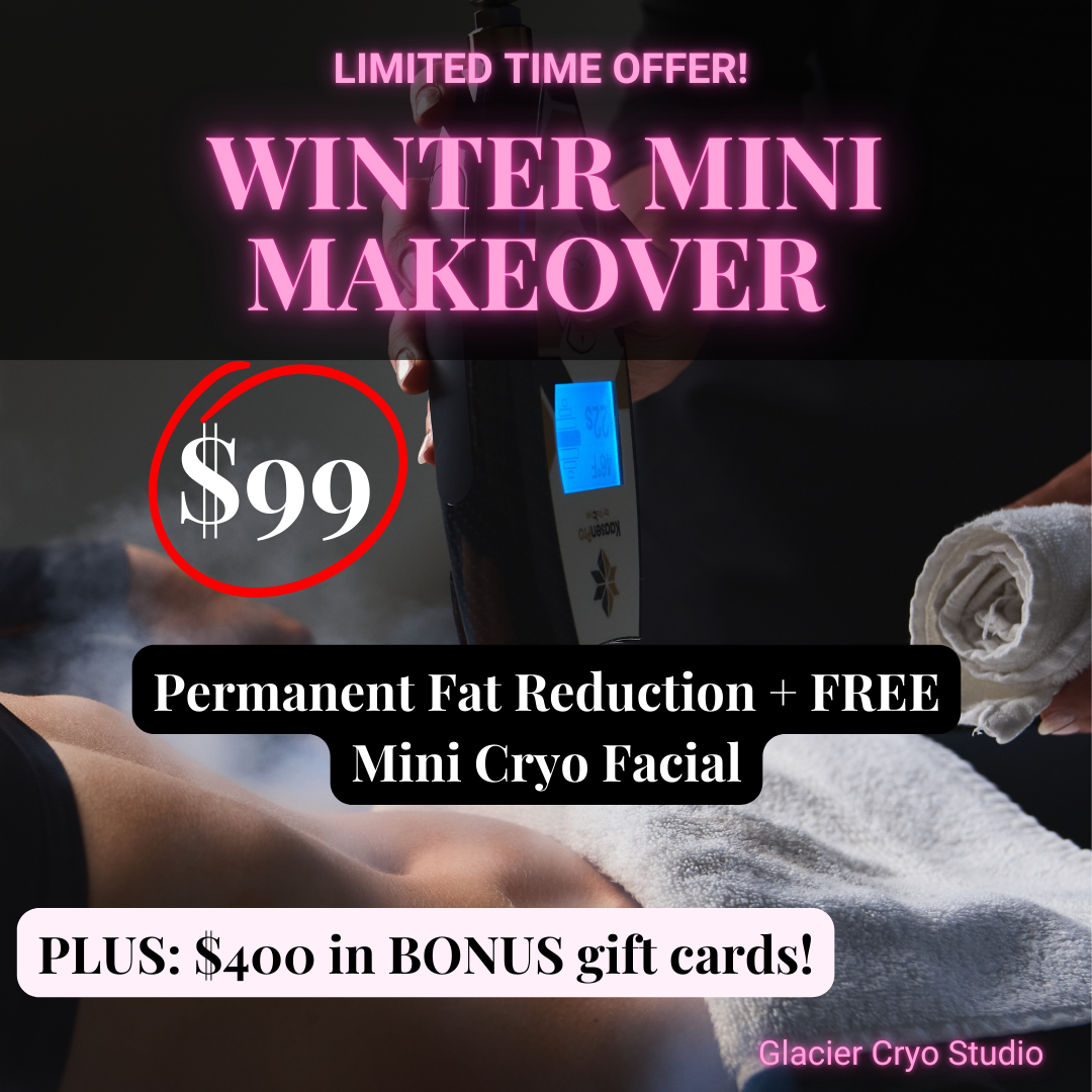 Glacier Cryo Studio Med Spa ad creative