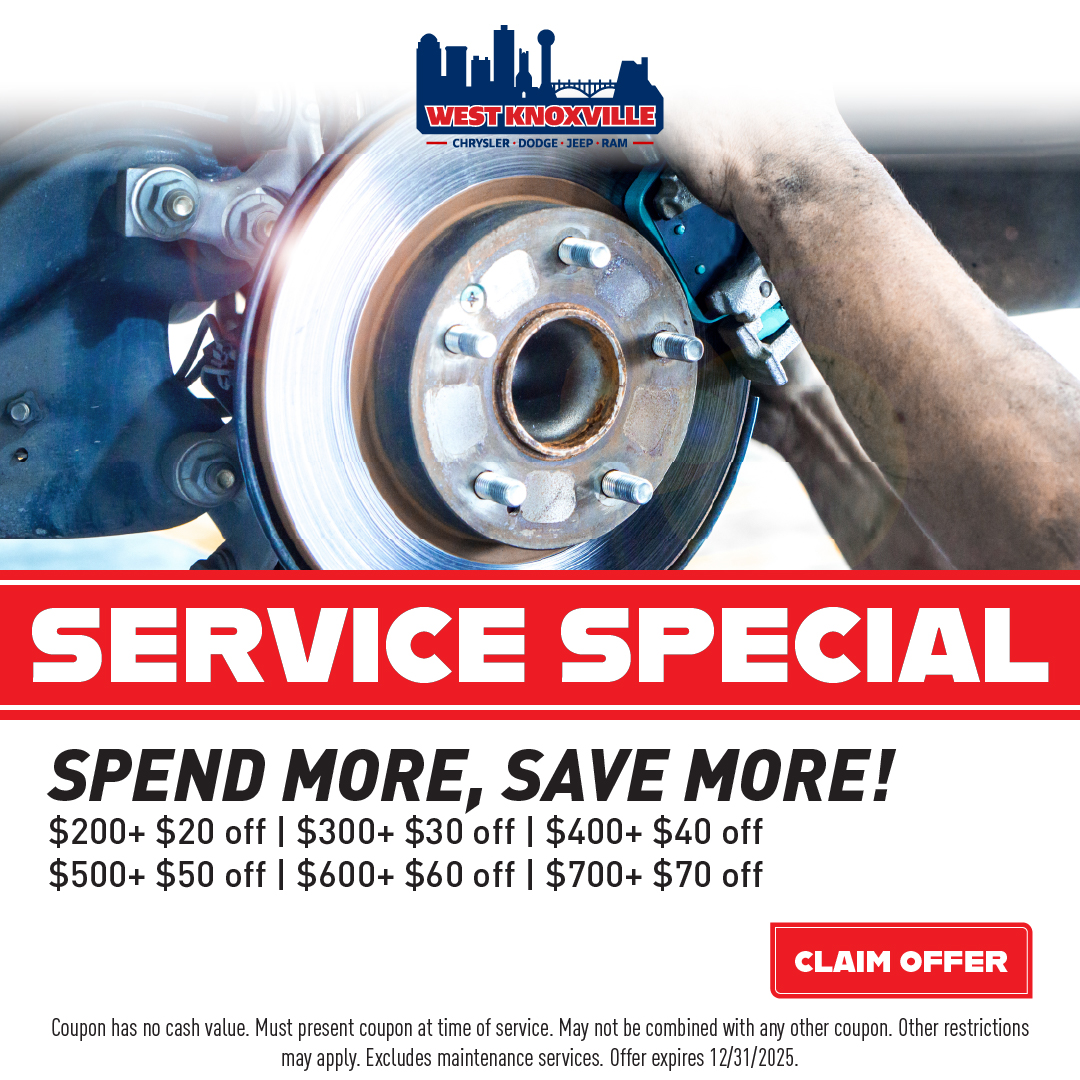 West Knoxville Chrysler Dodge Jeep Ram Auto Dealer ad creative