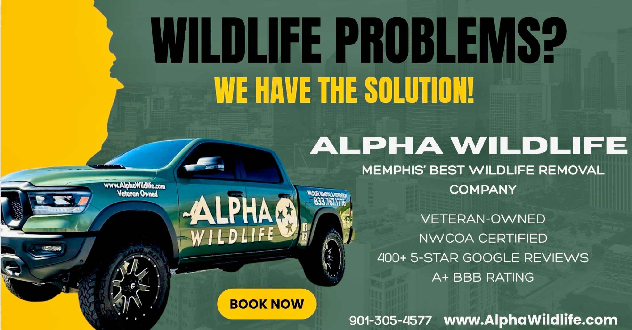 Memphis' Best Wildlife Removal Company