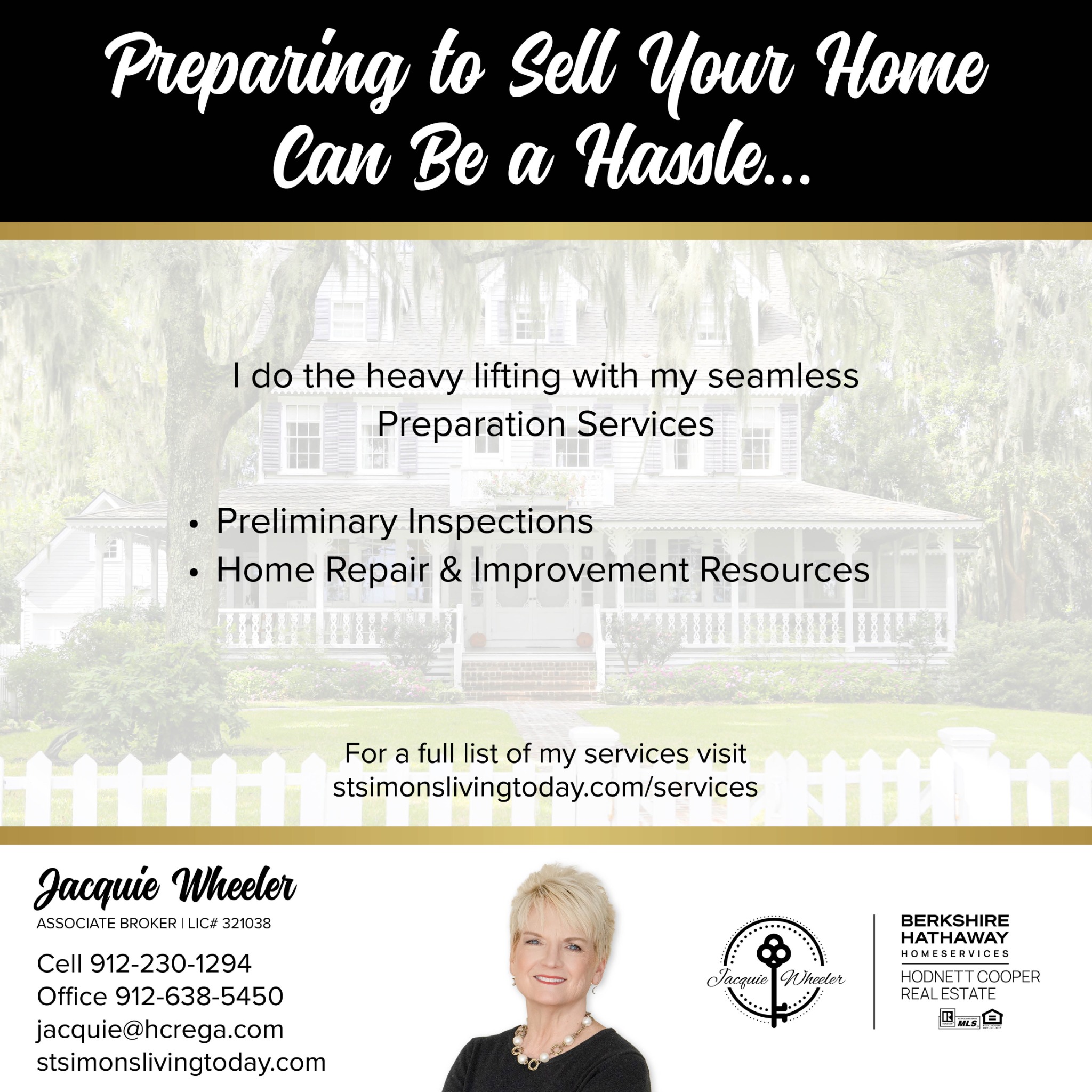 Message or Call (912) 230-1294 | (912) 638-5450