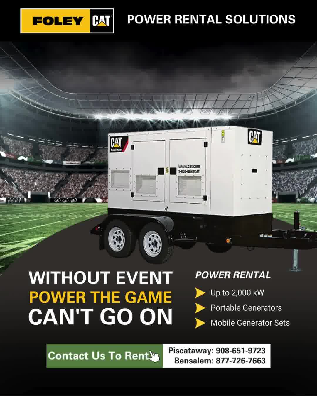 Foley, Inc - Caterpillar Dealer General Contractor ad creative