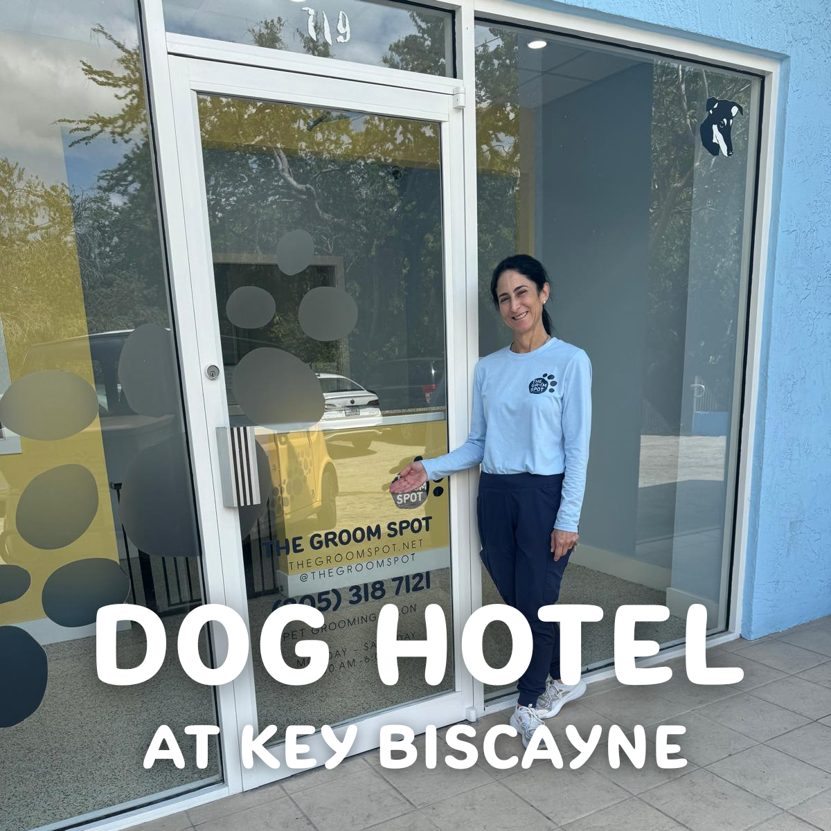 The Groom Spot Pet Boarding ad creative