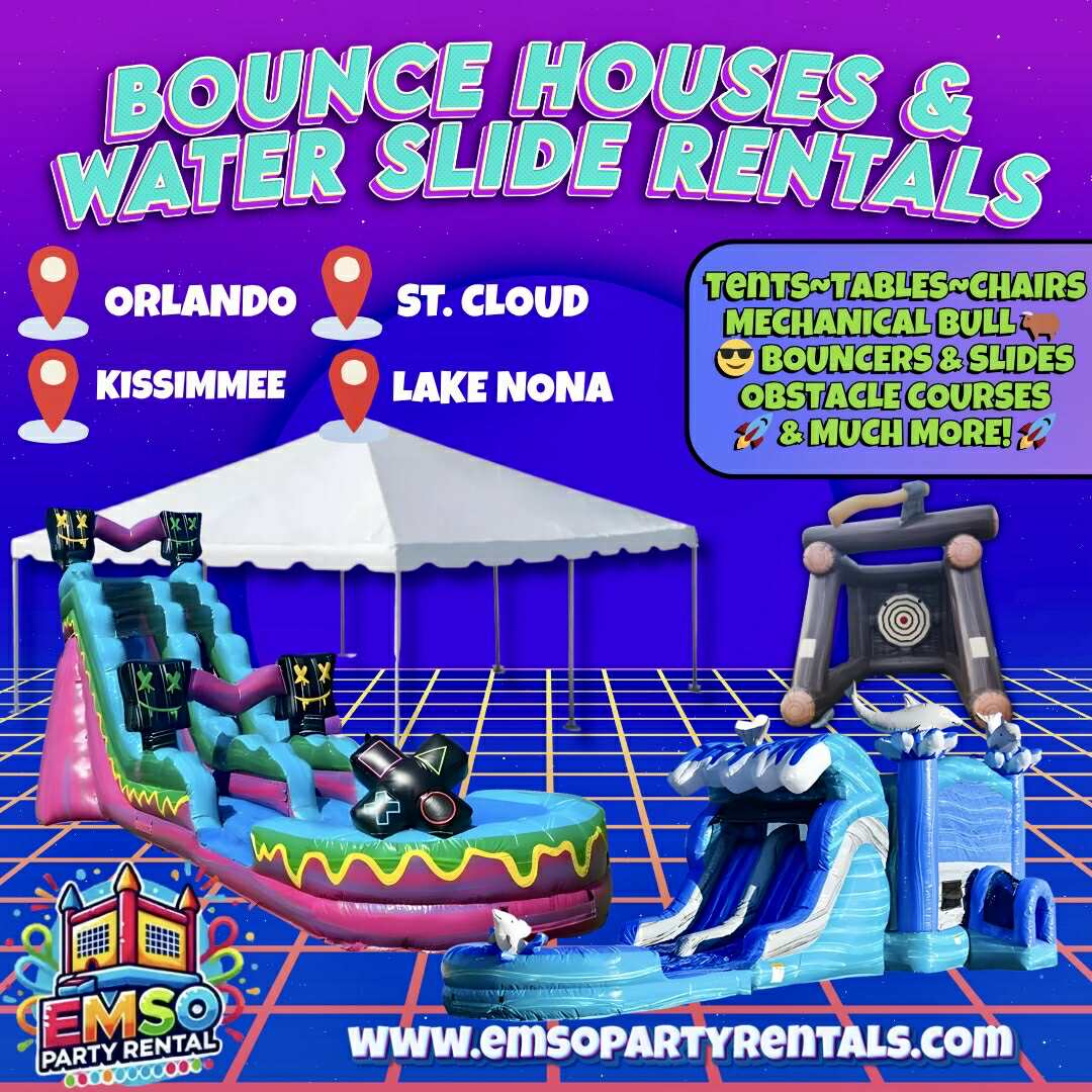 "Orlando's Ultimate Bounce House & Water Slide Rentals!"