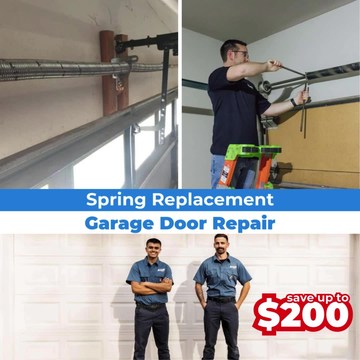 Garage Door Repairs: save up to $200