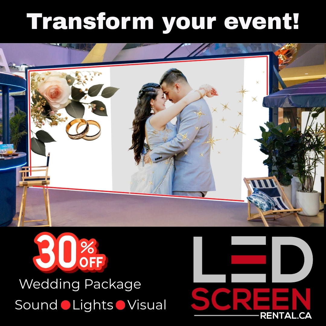 LED Screen Rental.ca Party Rental ad creative