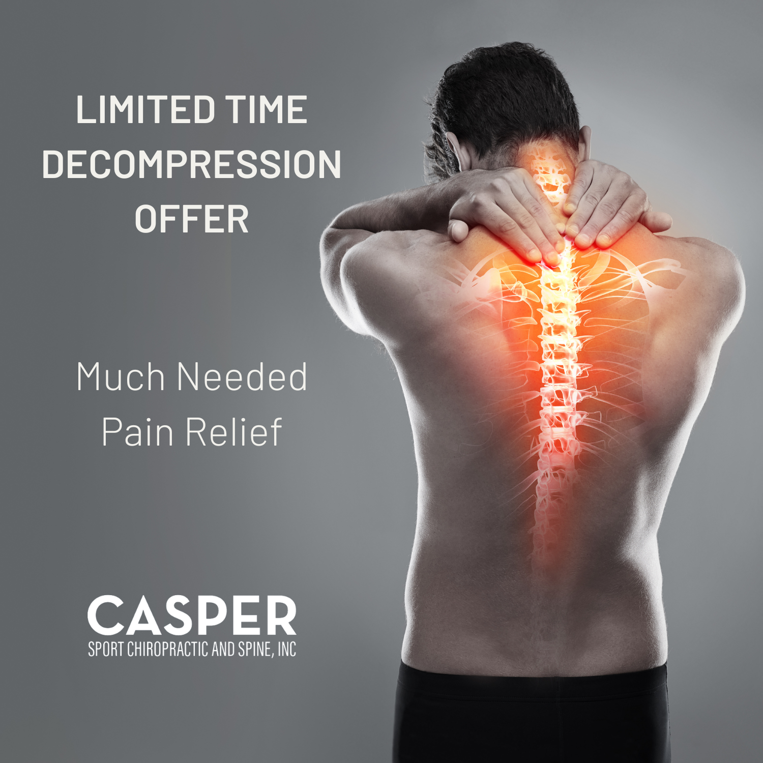 $37 Decompression Special 👉 Casper Sports Chiropractic