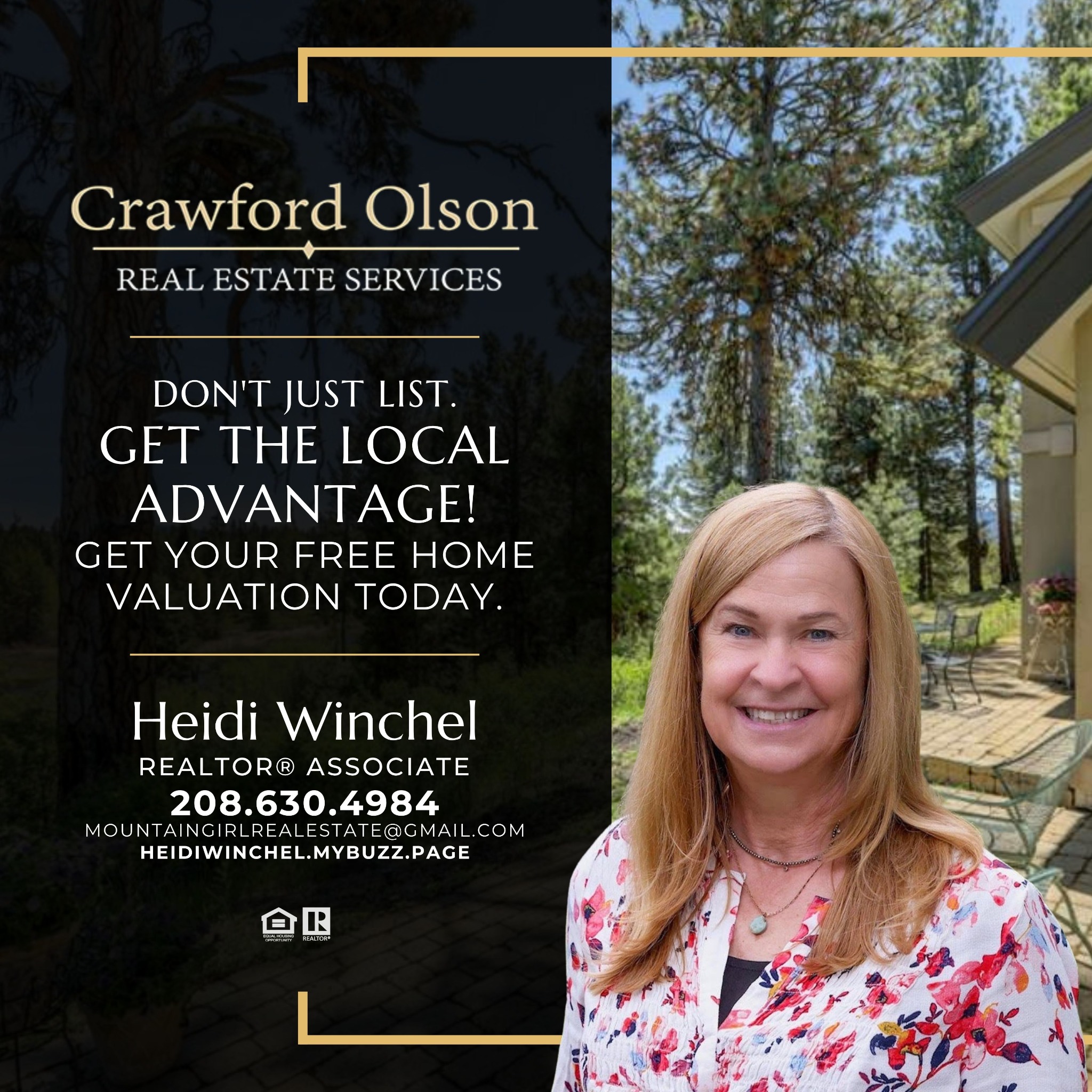 Mountaingirl Real Estate Real Estate Agent ad creative