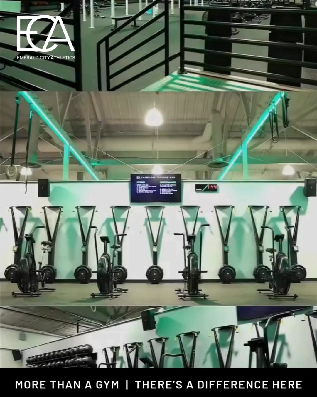 Emerald City Athletics Gym ad creative