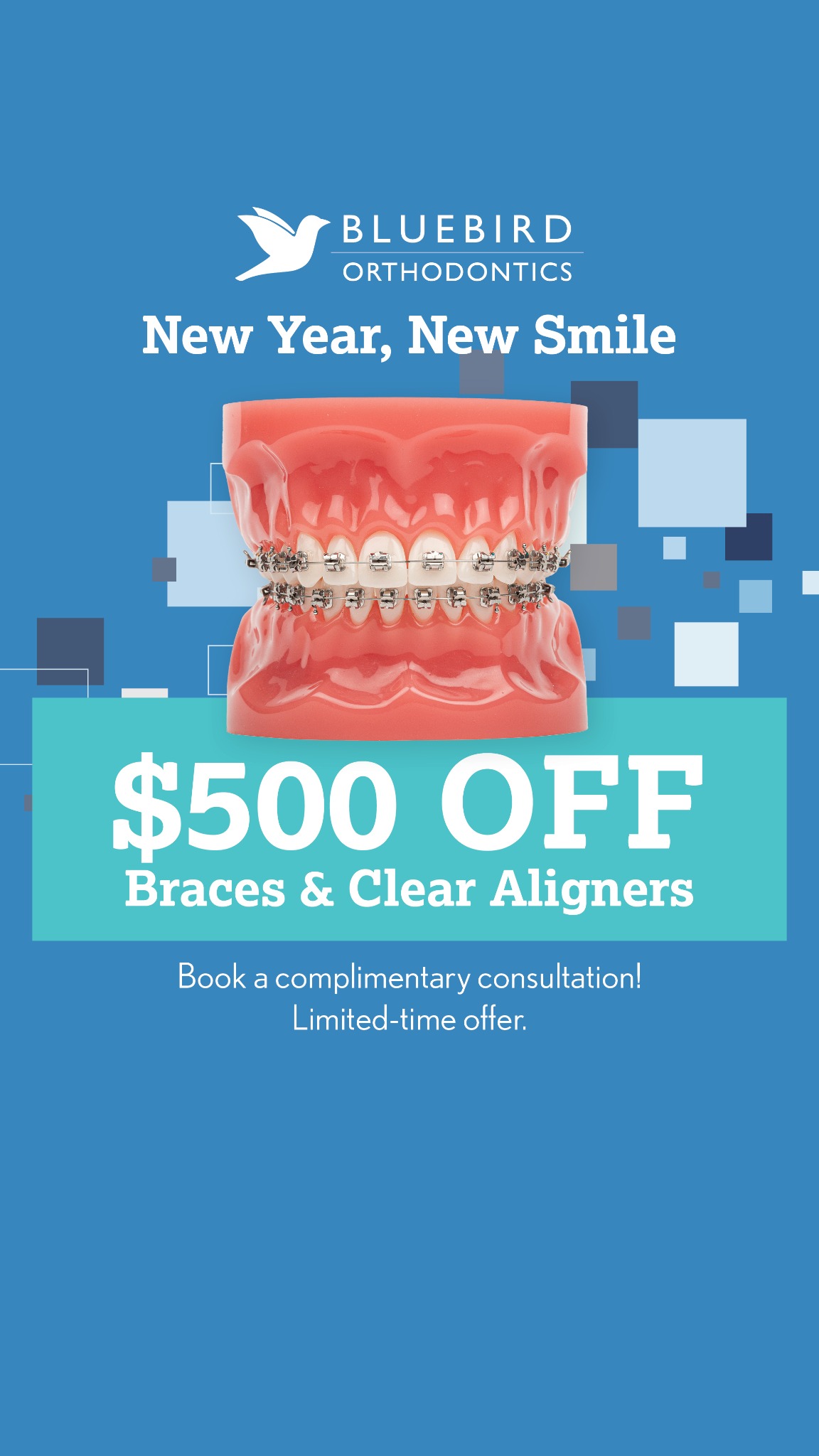 $500 Off Braces Or Clear Aligner Treatment
