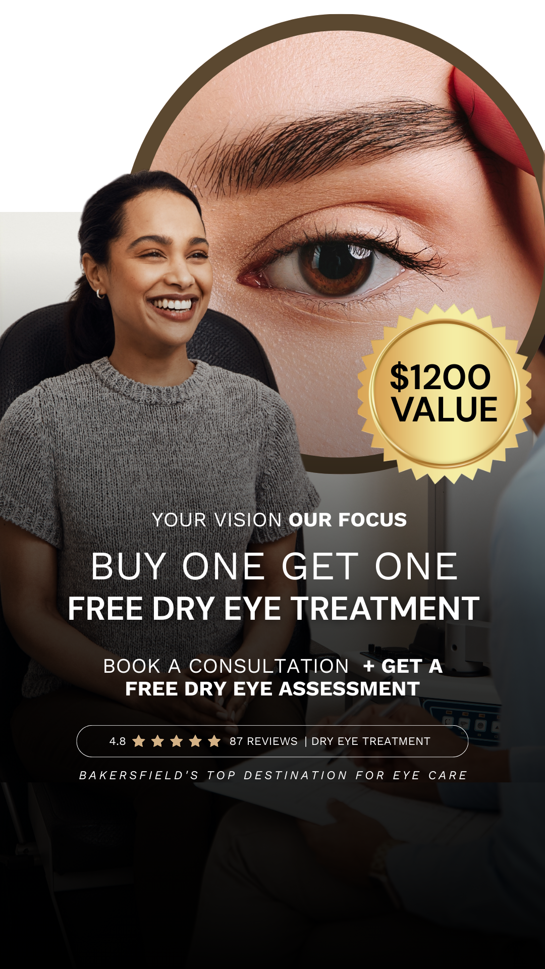 Free Consultation and Dry Eye Evaluation! Book Today! ๐๏ธ