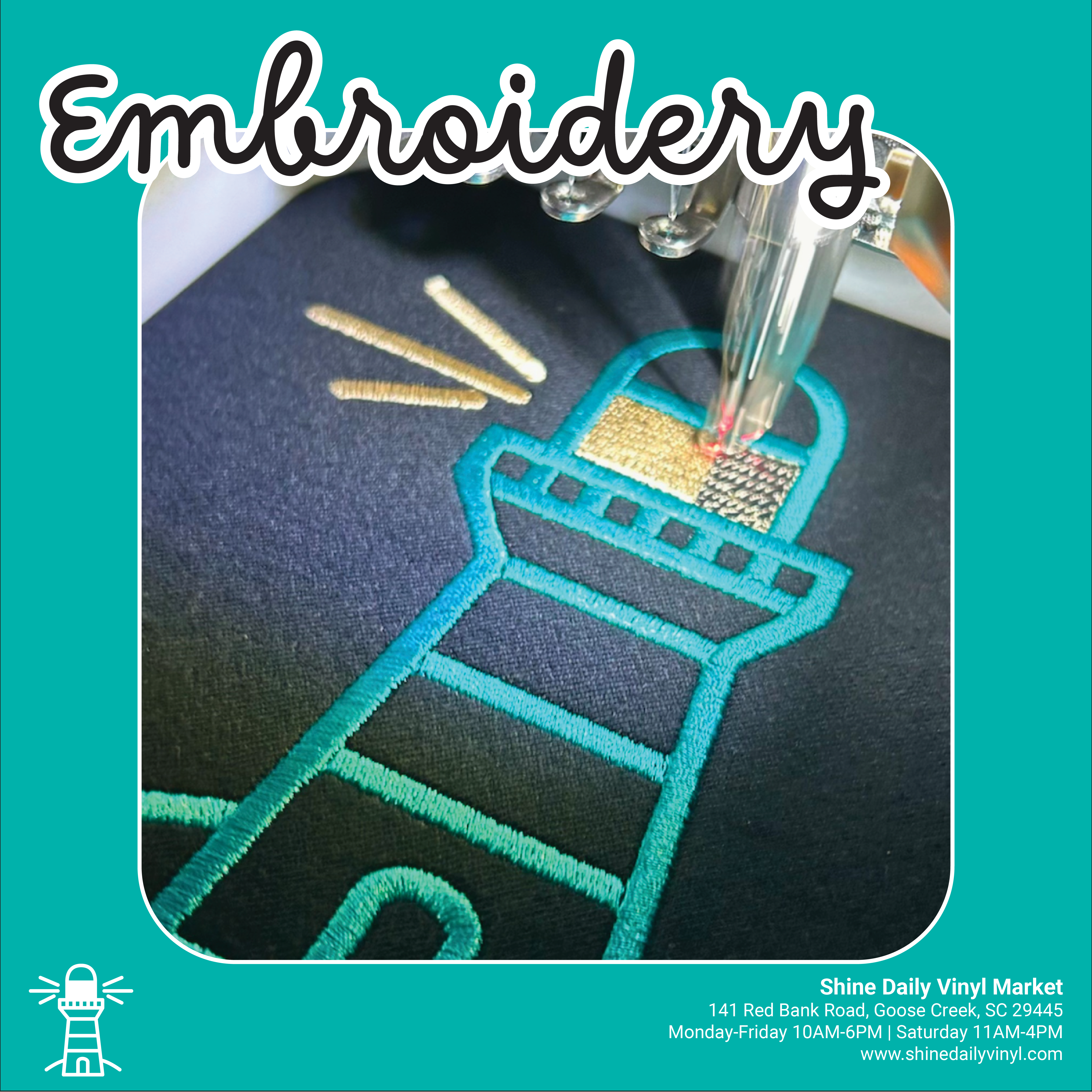 Shine Daily Vinyl Market Print Shop ad creative