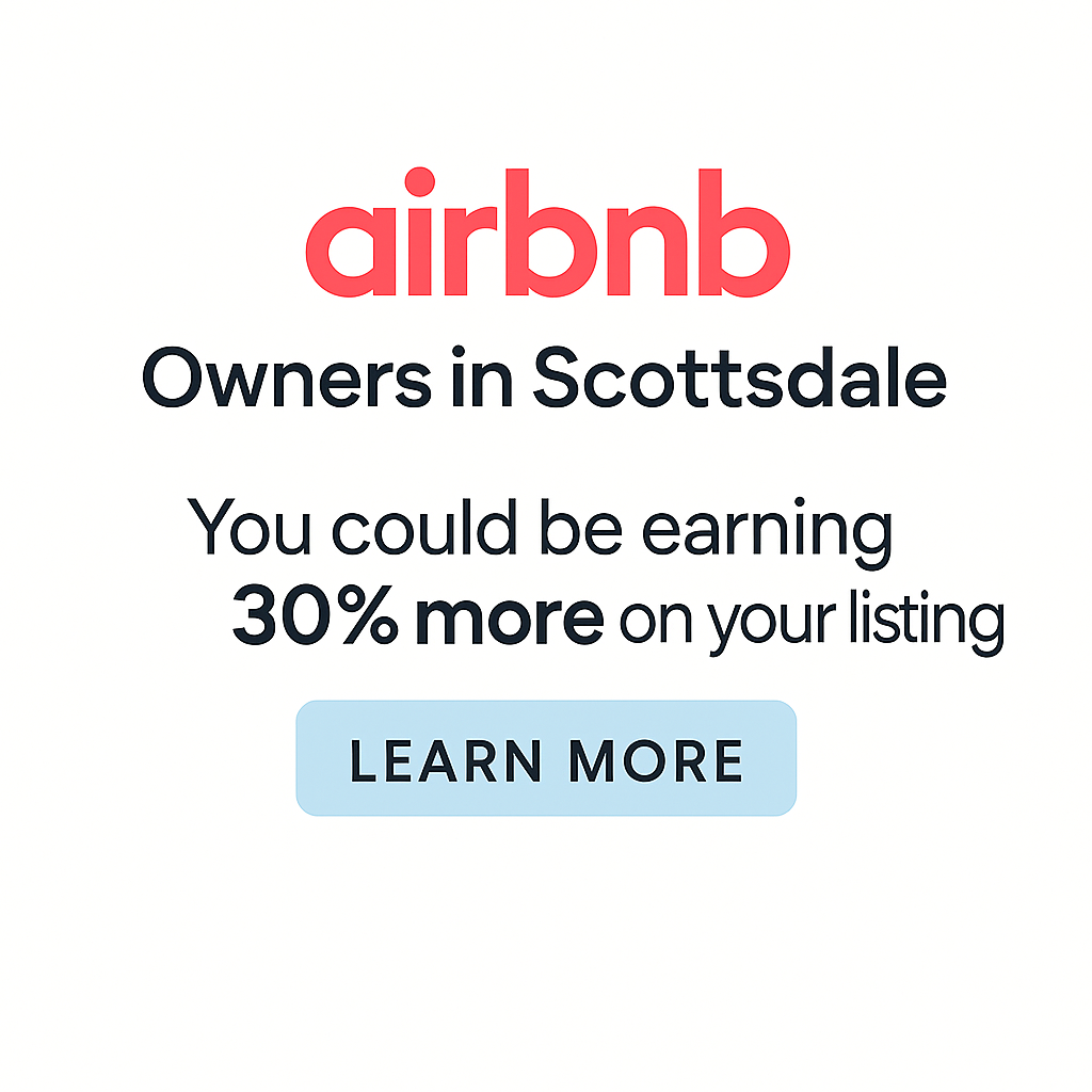 #1 Rated Airbnb Management in Scottsdale