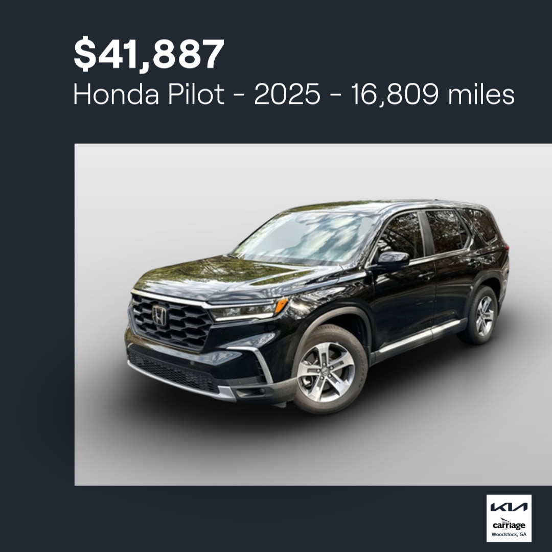 2025 Honda Pilot $41,887.00