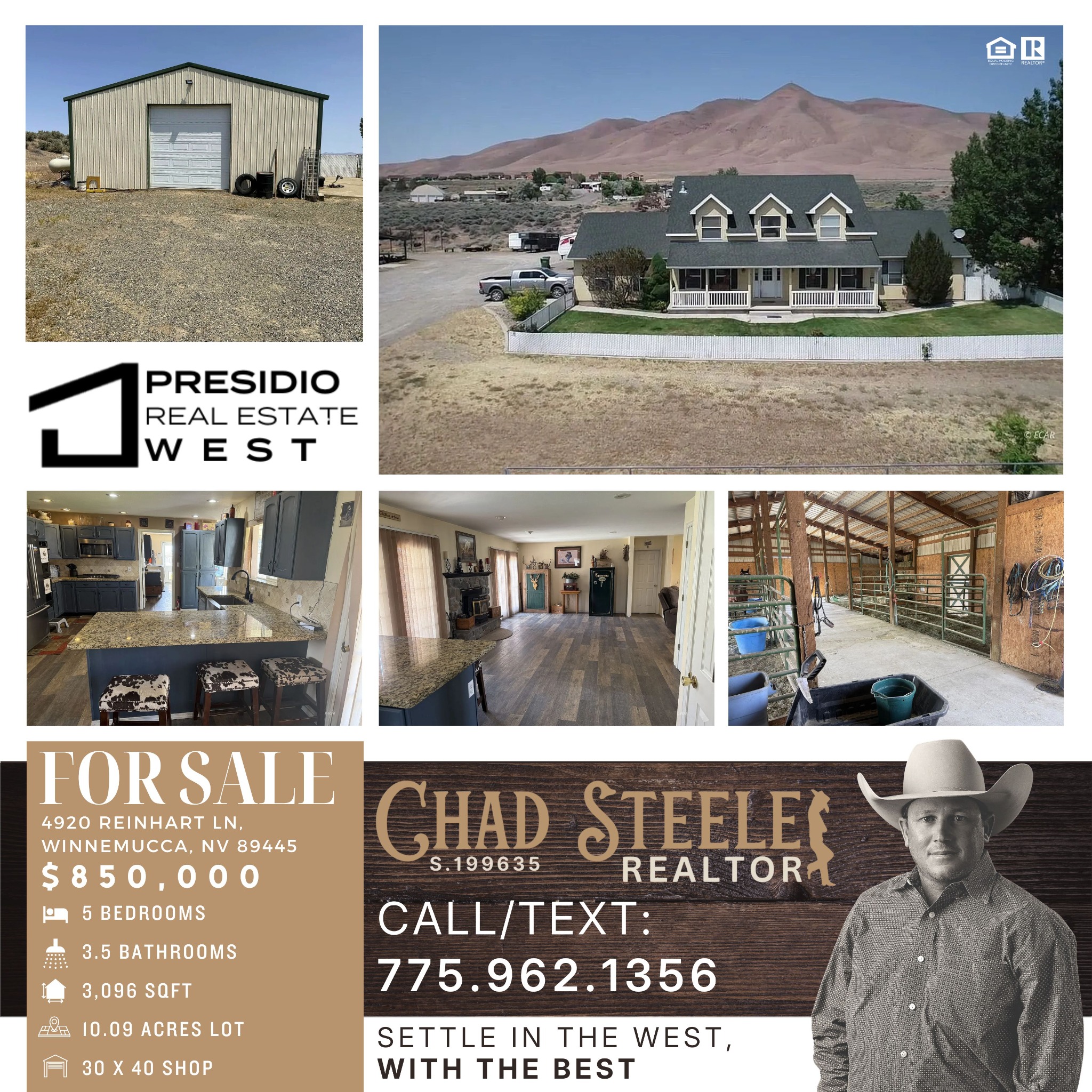 Chad Steele Realtor Real Estate Agent ad creative