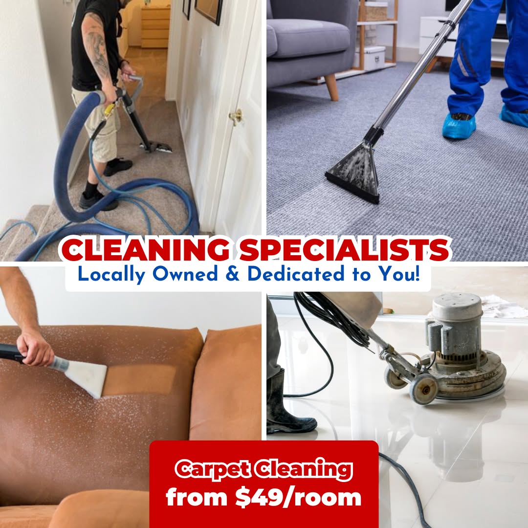 Carpet Cleaning: Starting at $49/room