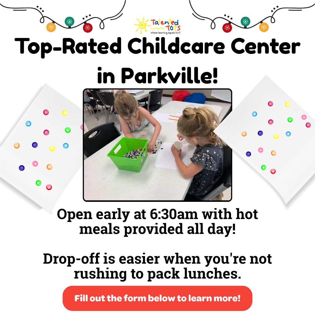 Talented Tots - Parkville Daycare ad creative