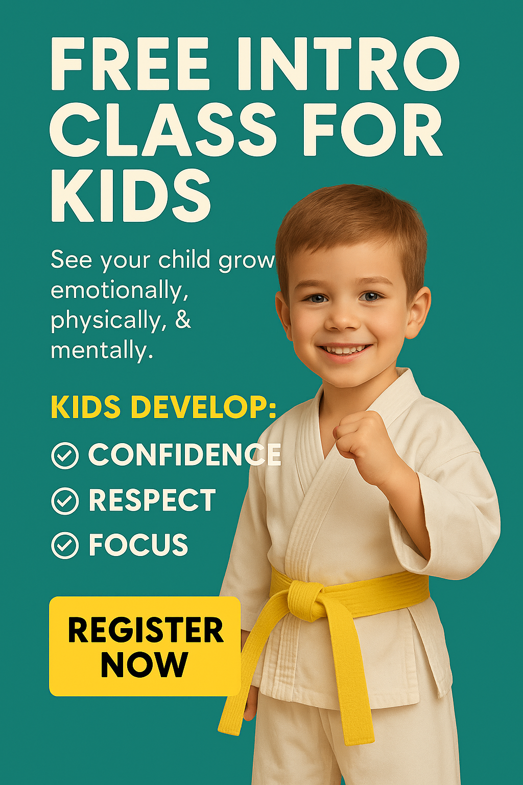 Colorado Karate Club Martial Arts ad creative