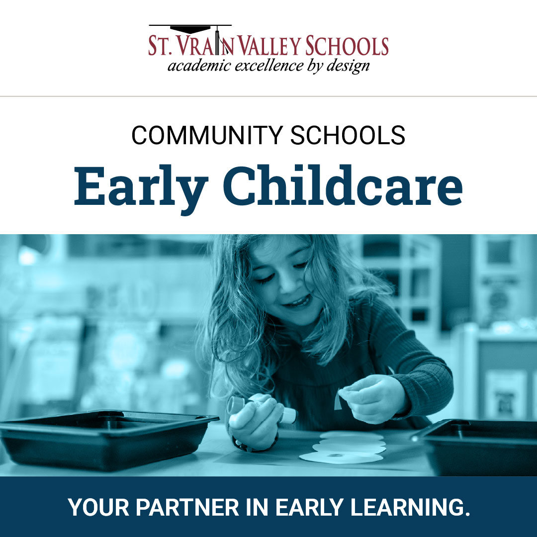 St. Vrain Valley Schools Daycare ad creative
