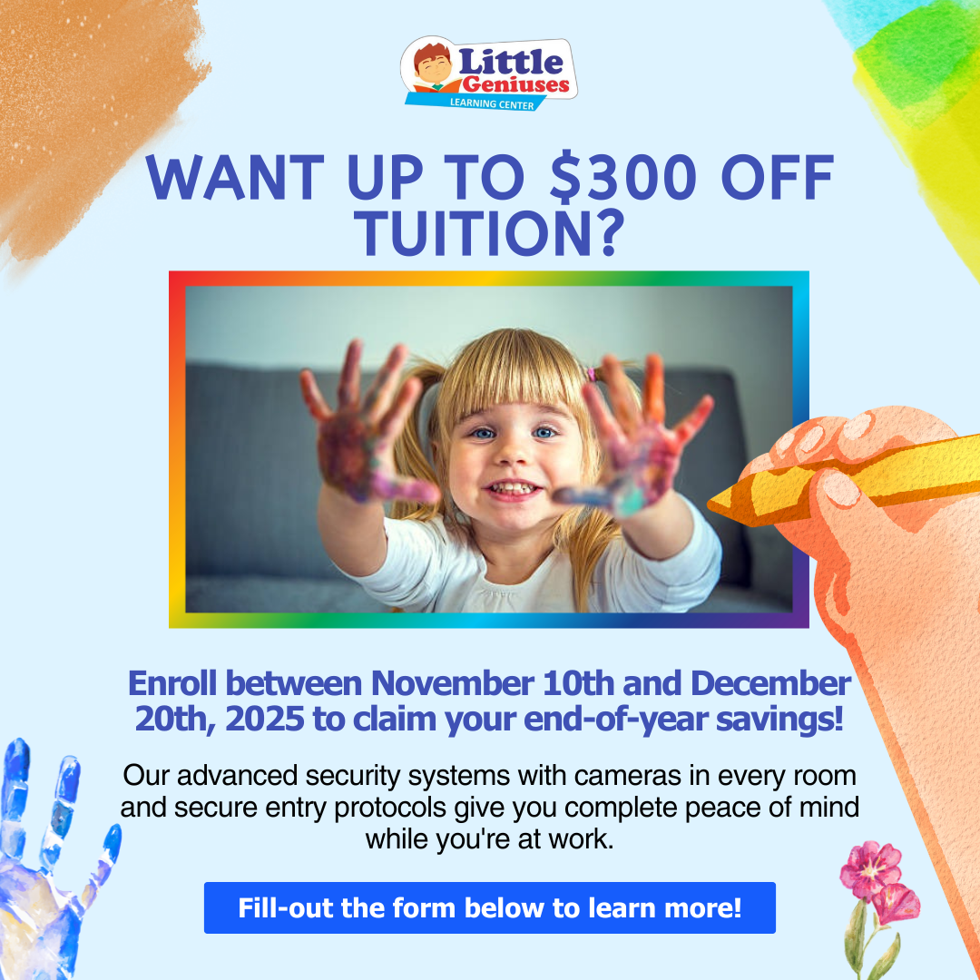 Little Geniuses Learning Center Private School ad creative