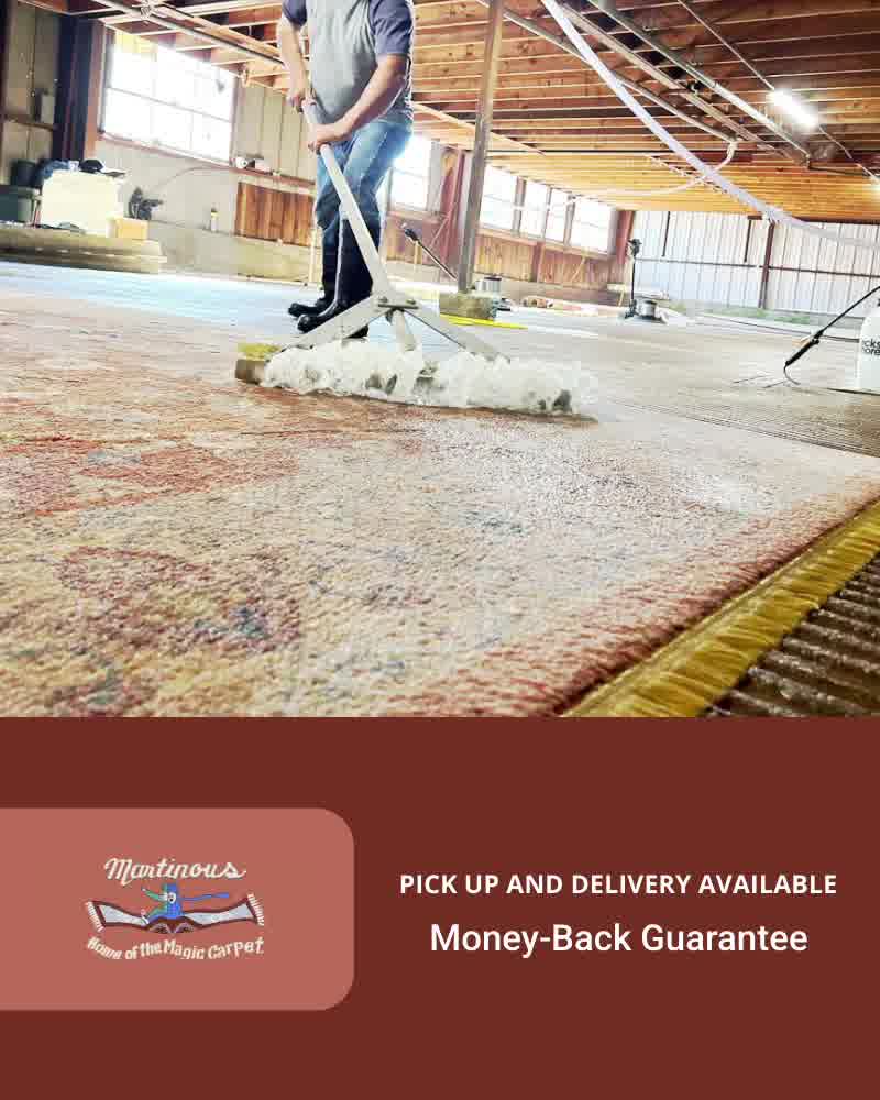Martinous Rugs Carpet Cleaning ad creative