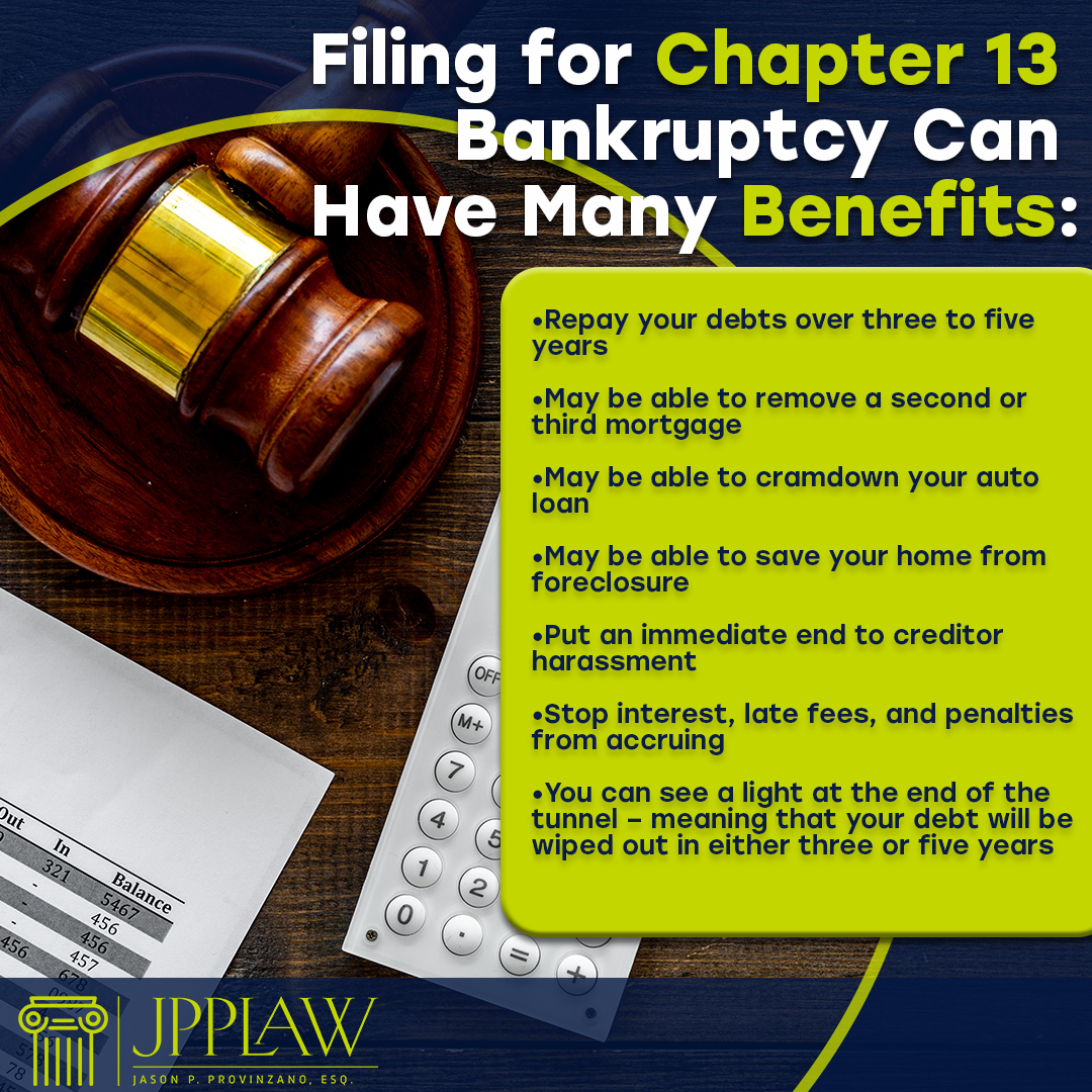 Law Offices of Jason P. Provinzano, LLC Bankruptcy ad creative