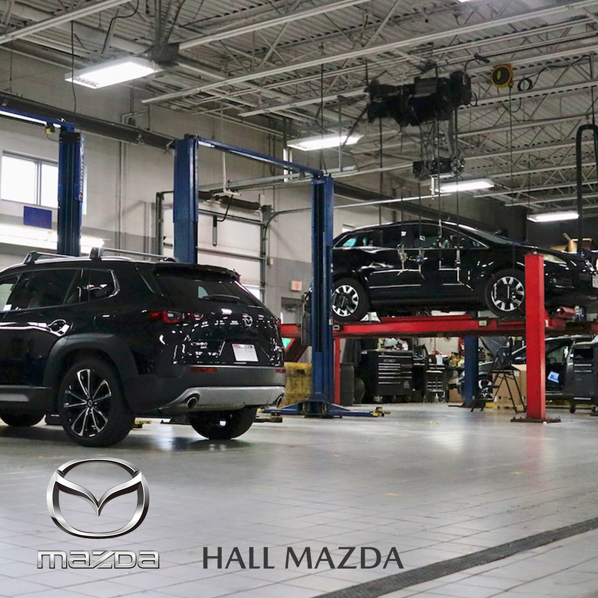 Hall Mazda Auto Dealer ad creative