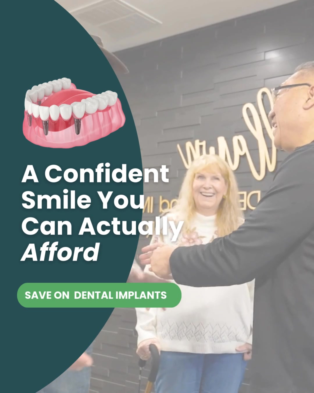 Woodlawn Dental Center Cosmetic Dentist ad creative