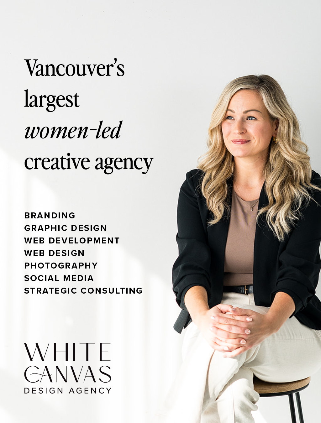 White Canvas Design Agency Digital Marketing Agency ad creative