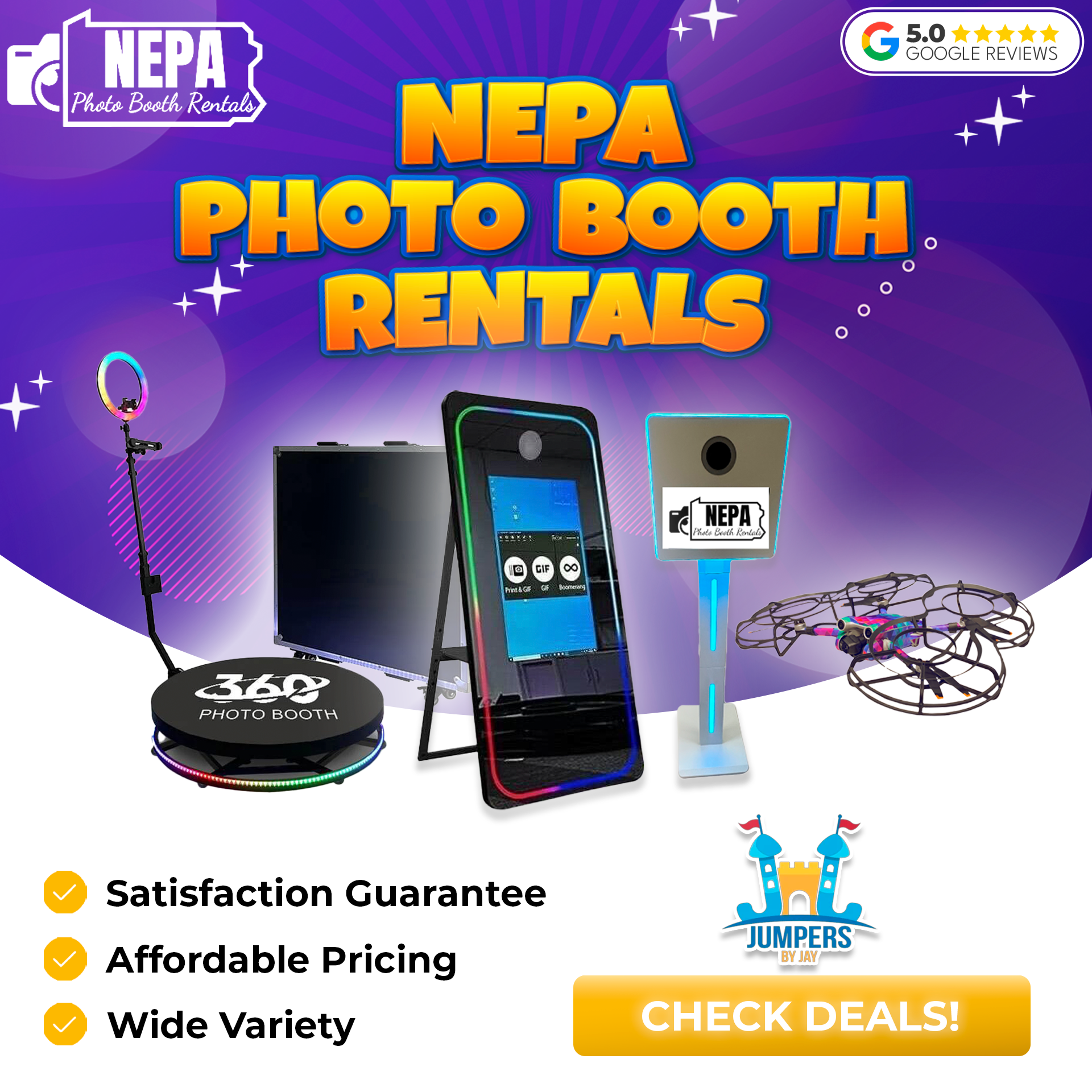 Photo Booth Rentals NEPA Photo Booth ad creative