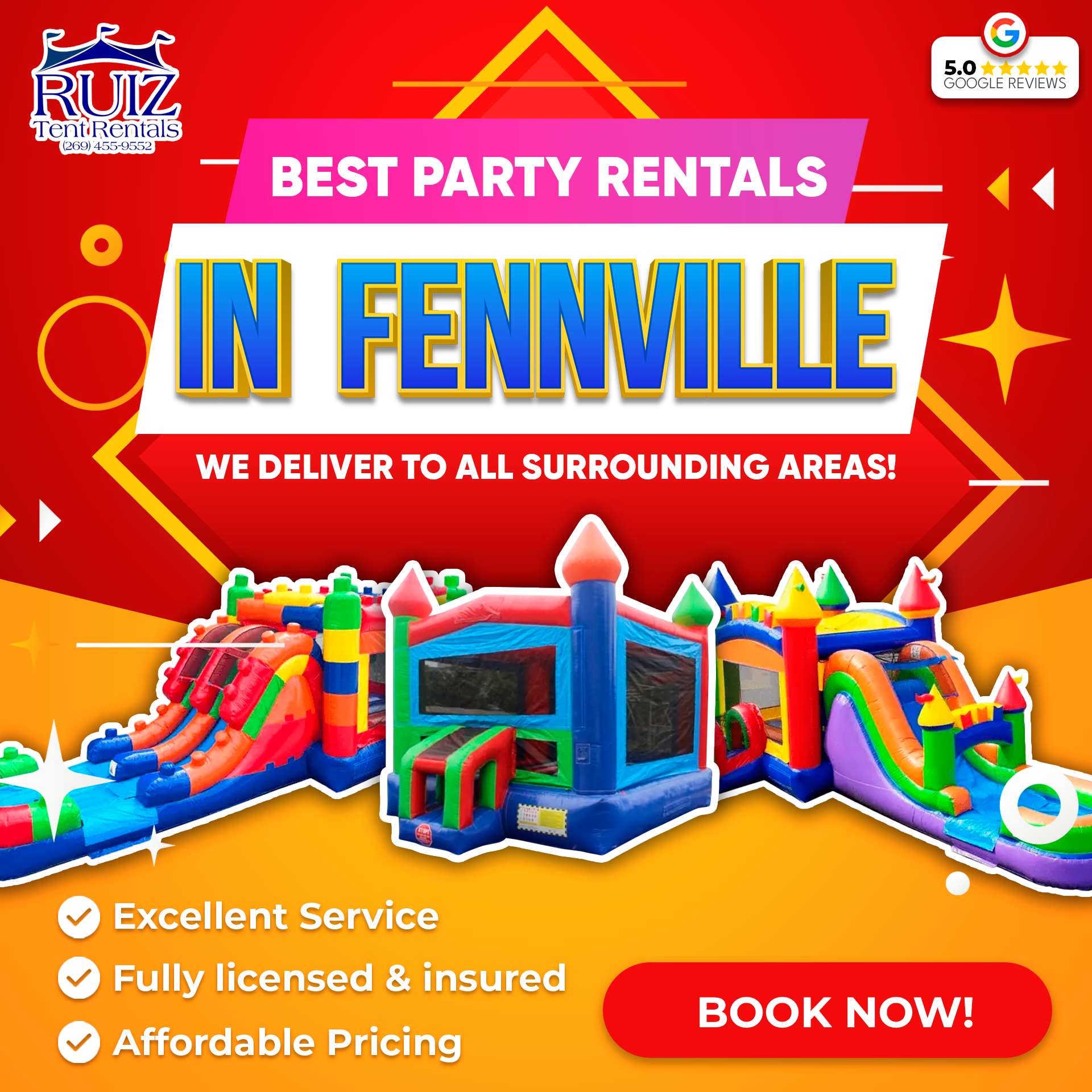 Excellent service and unforgettable fun!