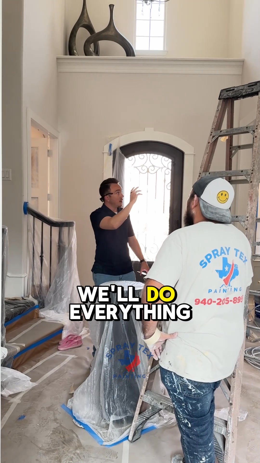 Spray Tex Painting Painter ad creative