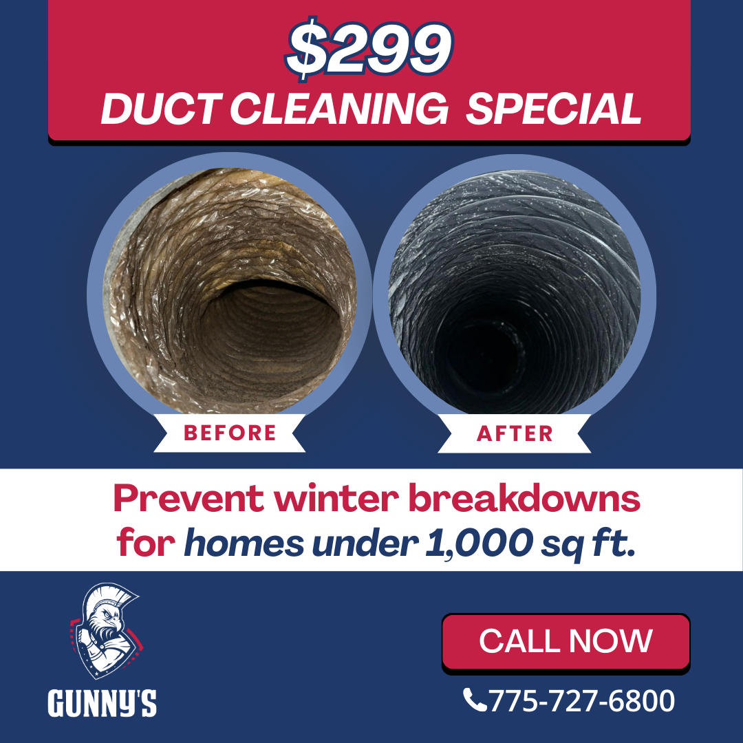 Gunny's Air Conditioning and Plumbing HVAC ad creative