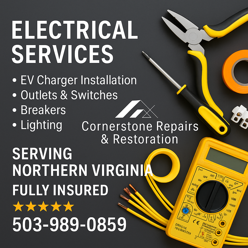 Handyman Repair Carpenter Electrician ad creative