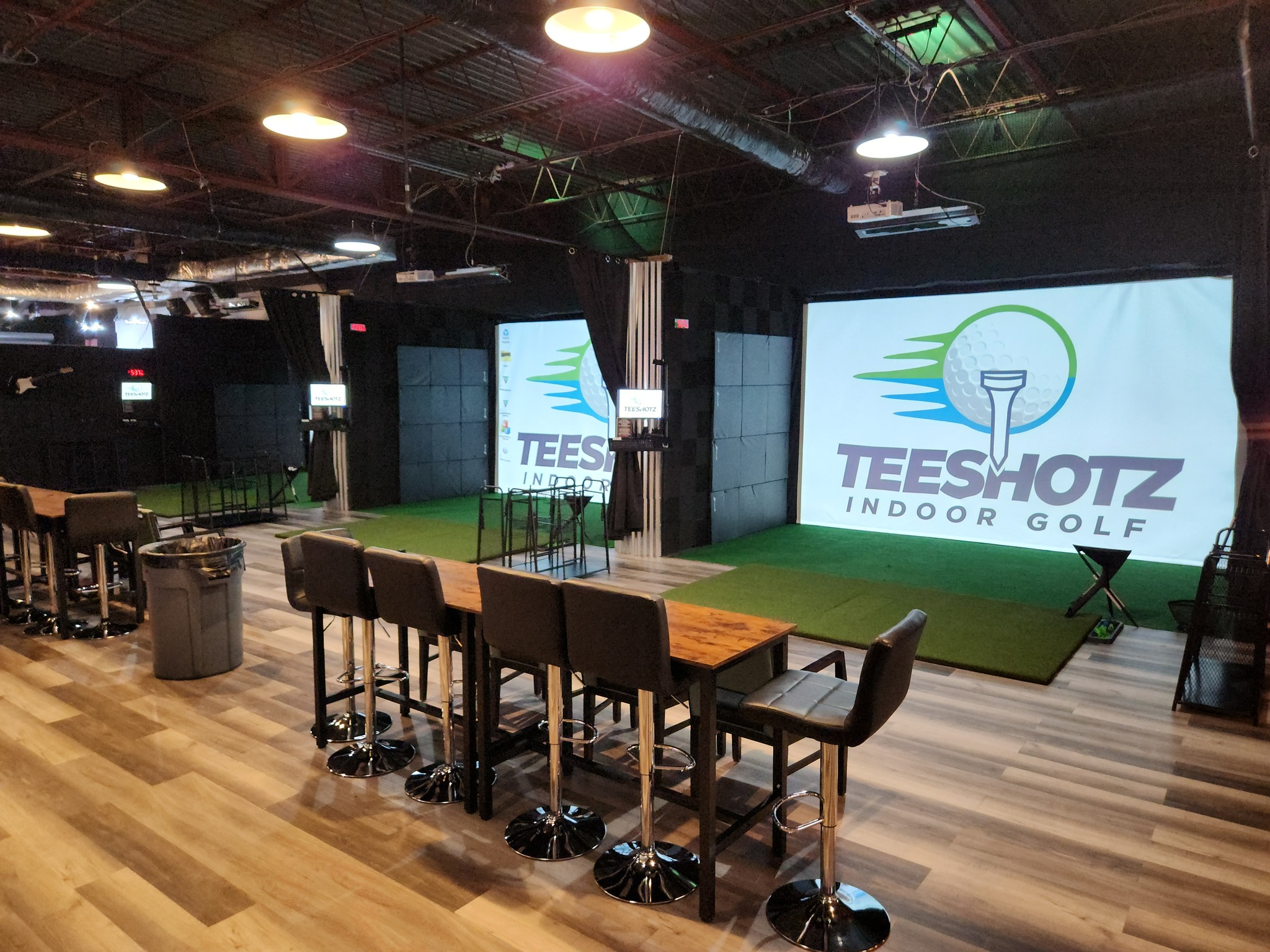 TeeShotz Indoor Golf Event Venue ad creative