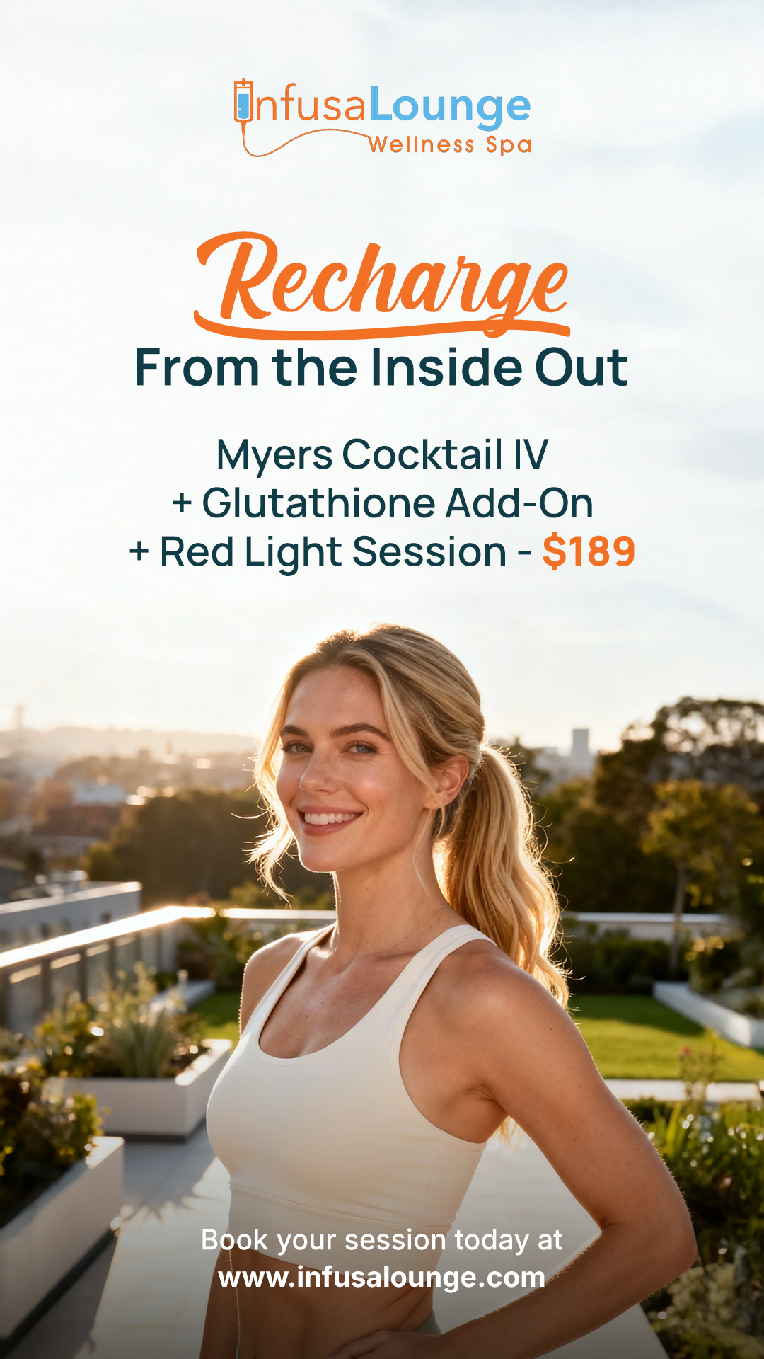 InfusaLounge Wellness Spa Wellness Center ad creative