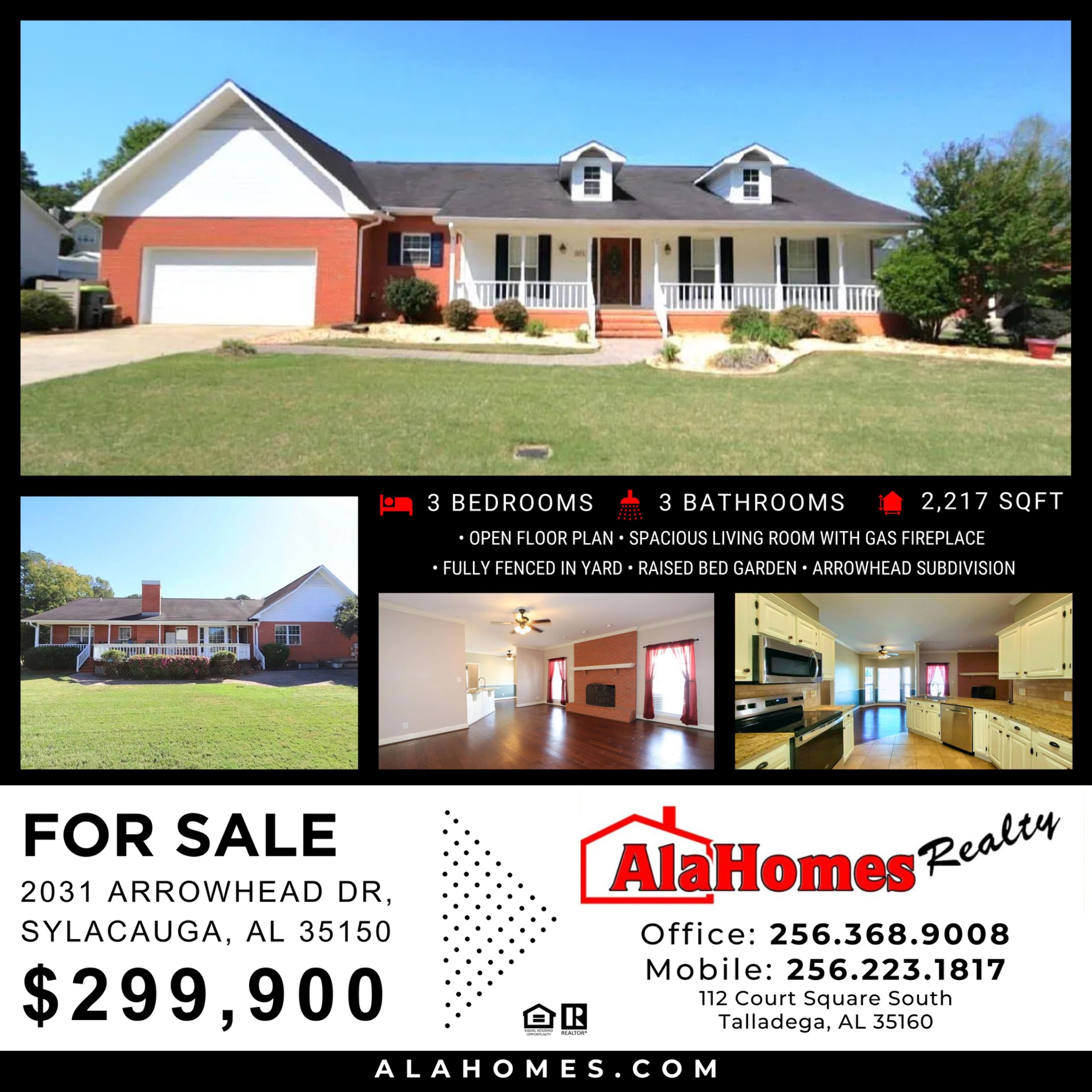 AlaHomes Realty, LLC. Real Estate Agent ad creative