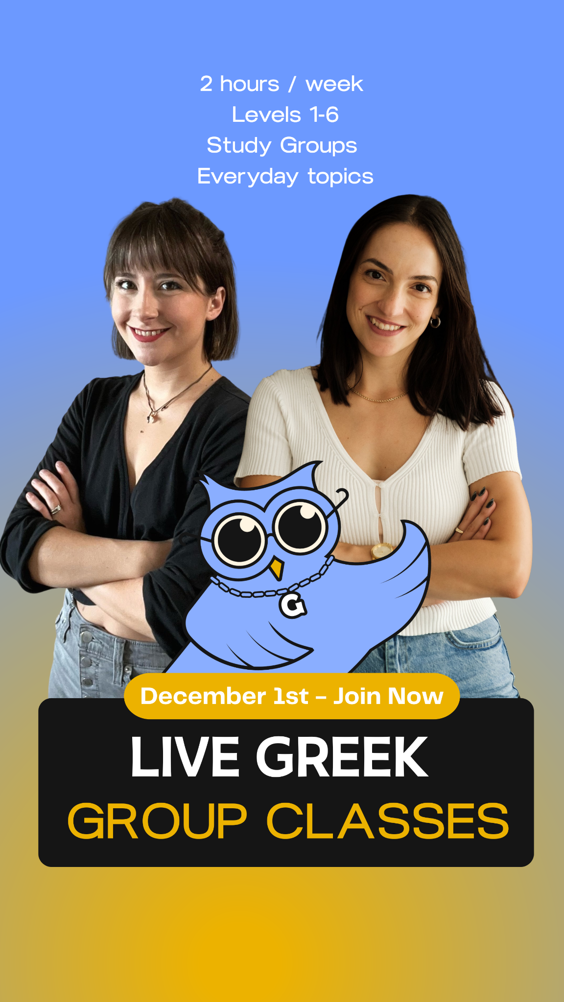 Greek Language Experts Language School ad creative