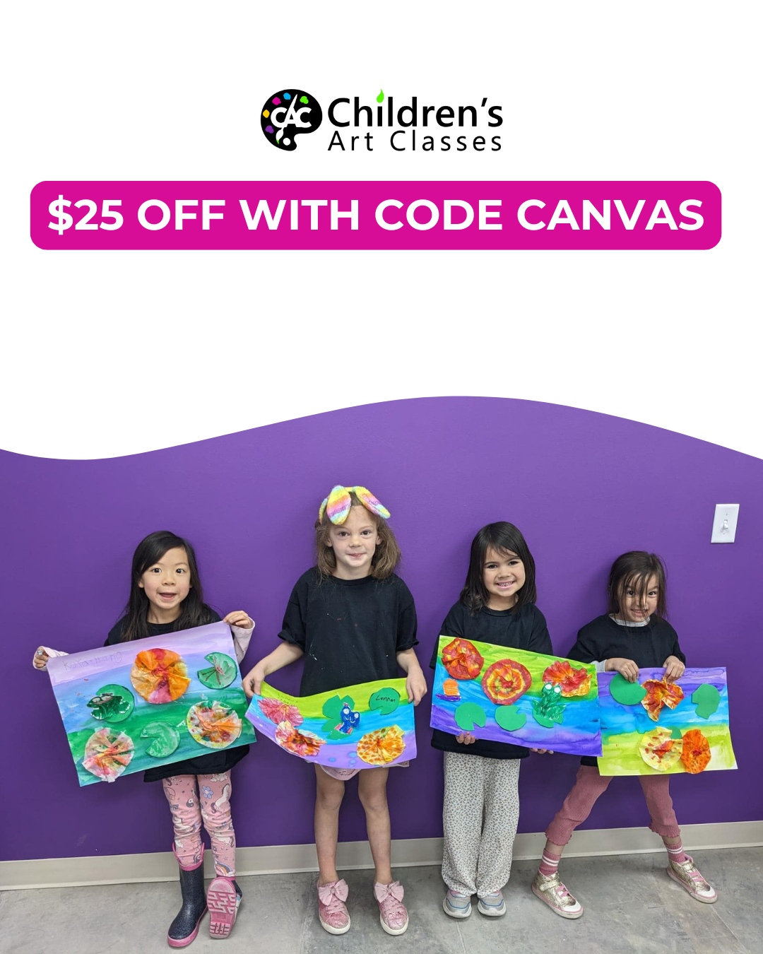 Children's Art Classes of Raleigh Art Classes ad creative