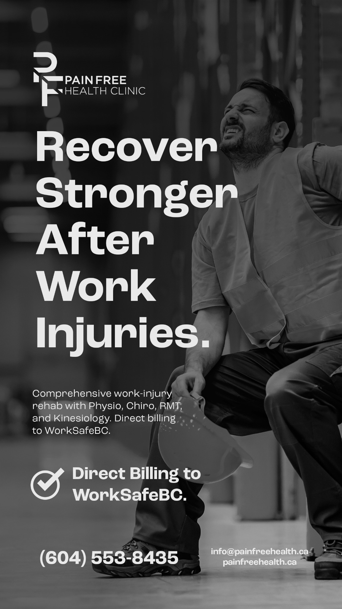 Pain Free Health Clinics Chiropractor ad creative