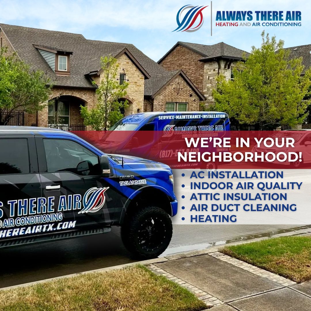 Always There Air HVAC ad creative