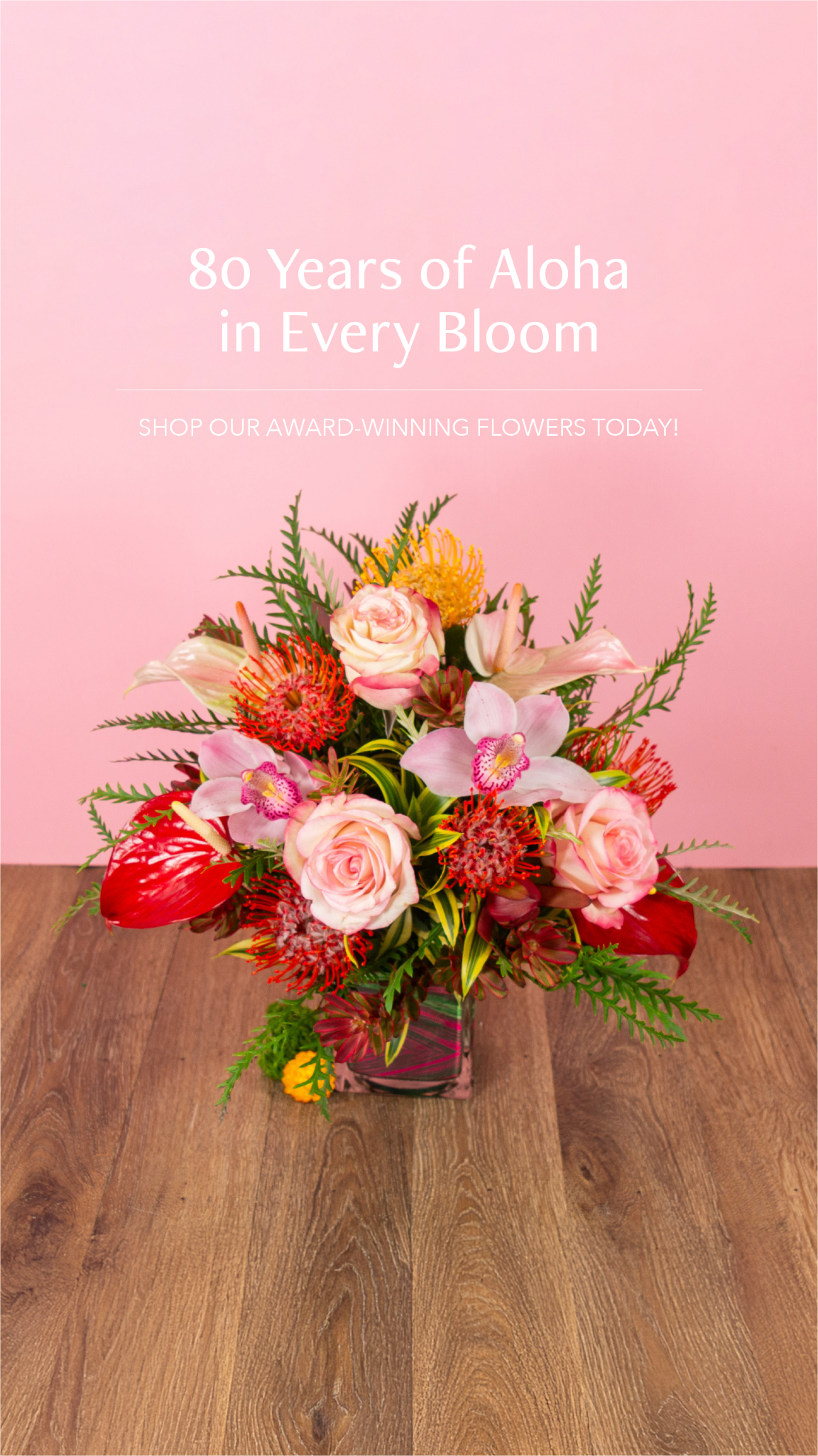 Beretania Florist Florist ad creative