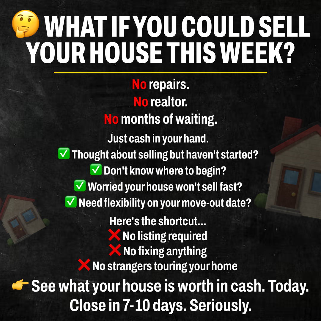 Get a cash offer on your house in any condition.