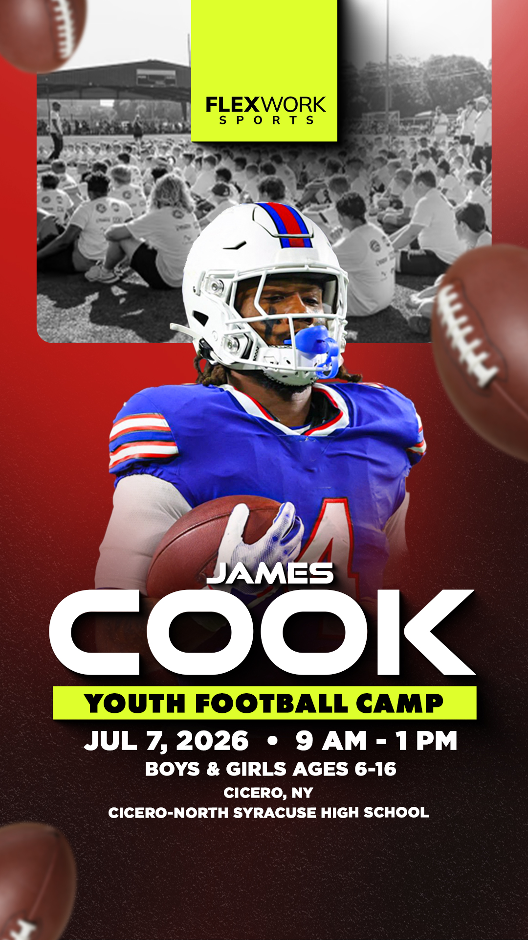 James Cook Youth Football Camp