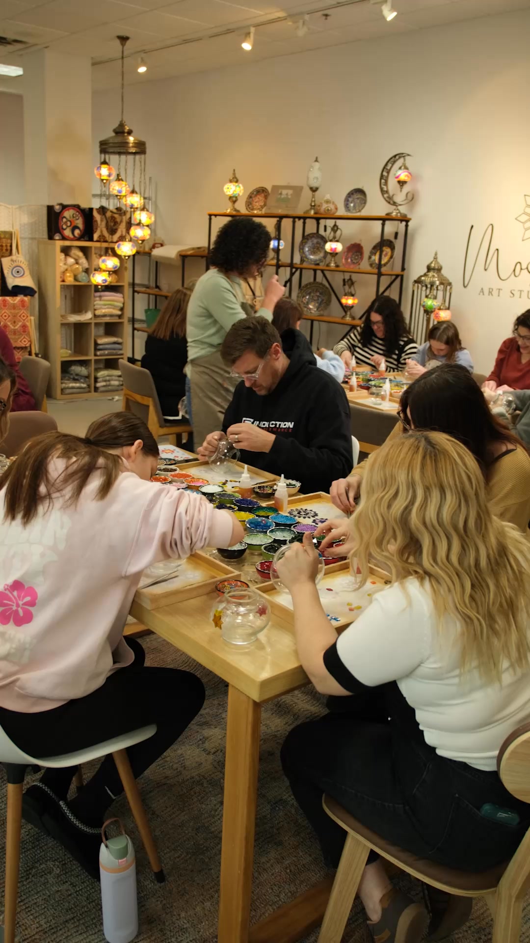 Mosaic Art Studio Art Classes ad creative