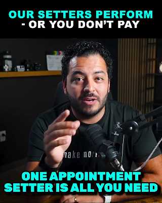 Our Setters Perform - Or You Don’t Pay